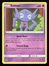 SABLEYE 96/214 Pokemon LOST THUNDER picture
