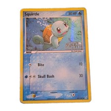 Pokemon TCG Squirtle 63/100 EX Crystal Guardians Reverse Holo English 2006 picture