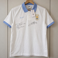 Nike Uruguay 2026 Polo Shirt Signed by Diego Forlan and Diego Godin New With Tag picture