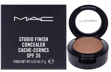 MAC STUDIO FINISH CONCEALER SPF 35 CREAM CAMOUFLAGE .24 OZ / 7 G RARE HTF NIB picture