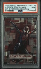 2012 Marvel Beginnings Miles Morales Rookie Spider Man M3-52 Micromotion PSA 9  picture