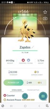 Shiny Galarian Zapdos Pokemon Tr@de Go picture
