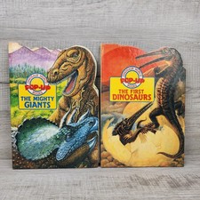 THE First Dinosaurs & The Mighty Giants HC Pop Up Book by Stewart Cowley 1988 picture