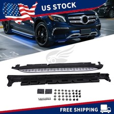 Aluminum Running Board Side Step Bar For 2013-2019 Mercedes-Benz GL450 GLS X166 picture