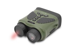MINOLTA MNDM10B 10x25 Digital Night Vision Monocular w/4K UHD Camera (Green) picture