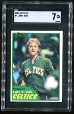 1981-82 Topps #4 Larry Bird SGC 7 picture
