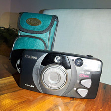 Canon Sure Shot 85 Zoom Compact 35mm Film Camera 2.2x Zoom Case picture