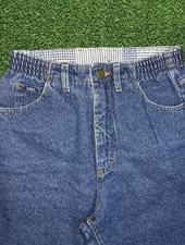 Lee Vintage Elastic Waist Mom Jeans Blue Denim picture