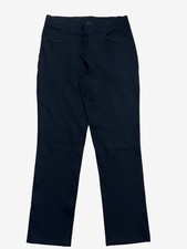 Quince Womens Black Straight-Leg Stretch Pants - Size S picture