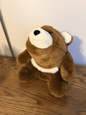 VINTAGE GUND - CHCOLATE BROWN SNUFFLES BEAR - 1981 9” Plush Bear picture
