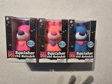Needoh Squisher the Reindoh Reindeer LOT OF 3 BRAND NEW IN HAND picture