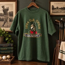 Vintage 1994 US Open Oakmont Golf T Shirt Gear Big Cotton M Squirrel USA Made picture