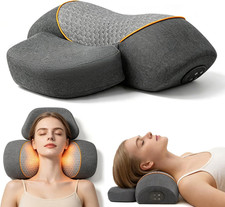 Cordless 3-in-1 Heated Neck Massage Pillow, Rechargeable Cervical Traction picture