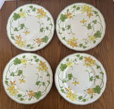 Villeroy And Boch Geranium, 4 x Dinner Plates. Excellent Condition. picture