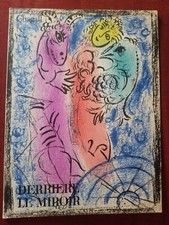 Marc Chagall c.1962 Original Lithograph Art Derriere Le Miroir Trap Goat Rooster picture