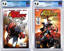 Young Avengers #1 CGC 9.8 WP 2005 Marvel Comics 1st Appearance Kate Bishop + 12 picture