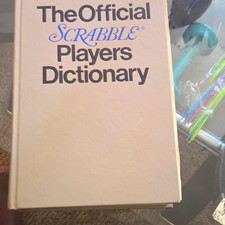 The Official Scrabble Players Dictionary by Merriam-Webster (1978, Hardcover)vtg picture