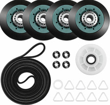 For Maytag Heavy Duty Dryer Rollers Pulley Belt Kit ✮(Full Fit Models) picture