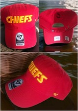 '47 Kansas City Chiefs Clean Up Adjustable Hat One Size NFL picture