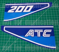 1982 82' ATC 200 Rear fender decals pegatinas trike stickers graphics picture