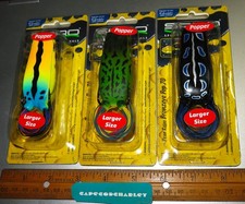 Lot of (3) Three Different Color SPRO Dean Rojas 70  3/4 oz 3 in. POP FROGS NEW picture