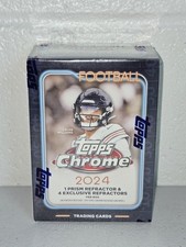 New & Sealed 2024 Topps Chrome Football Cards Blaster Box - NIB picture