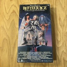 SEALED Beetlejuice 1988 VHS Michael Keaton Comedy Film 1991 picture