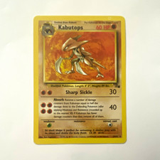 Wizards of the Coast Kabutops 9/62 Fossil Holo Rare English 1999 60 HP picture