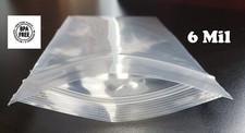 Thick 6-Mil Extra HEAVY-DUTY Reclosable Plastic Zipper Top Lock Zip Seal Bags picture