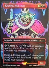 Krenko, Mob Boss Goblin Storm Secret Lair Drop Foil Playtest Card picture
