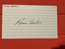 Ramon Aviles🔥🔥MLB Debut: 1977 Boston Red Sox🔥🔥Autograph 🔥🔥 picture