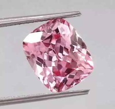 Natural 13+ Ct Beautiful Pink Morganite Cushion Cut EGL Certified Gemstone picture