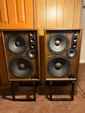Vintage Technics SB-2200 Speakers Pair 3-Way Panasonic - Complete w/ Grilles picture