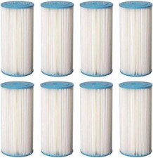 Bluonics Pleated Sediment Water Filters 8 Washable 4.5 x 10 Cartridges -5 Micron picture