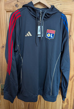 Olympique Lyon 2025-26 - Training/Pre-Match Hoodie Adidas - Large XL - BNWT picture
