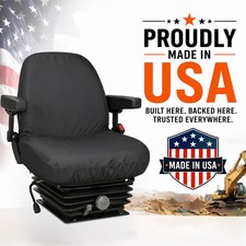 Original Jay's Equipment Backhoe-Tractor Seat Cover - Low Back - Made in USA picture