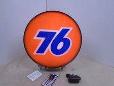 Union 76 Gasoline Round LED Display lighted sign lightbox Wall Hanging picture