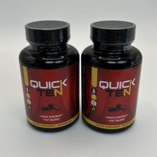 Quick Ten - 2 bottles of 60 capsules each (120 capsules total) Sealed Exp 3/2028 picture
