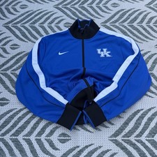 Nike NCAA University Of Kentucky Full Zip Jacket Mens 2XL Blue Spellout picture