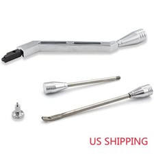New Billet Aluminum GM Column Shifter Turn Signal Lever Hazard Tilt KIT Polished picture