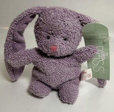 Rare Collector Vintage RUSS Purple Bunny Thimble PVC Pellets Terry Cloth 1997 picture