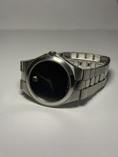 Movado Juro Men's Black Dial Watch Stainless Steel picture