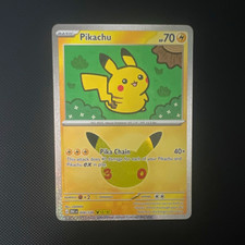 The Pokémon Company Pikachu 12/30 30 Celebration Holo Basic 70HP EN picture