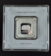 50gm Geiger Edelmetalle .999 Fine Silver Bar - Sealed with COA CV397412 picture