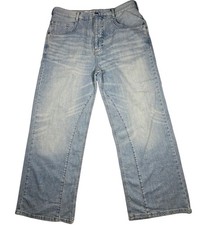 Pilcro by Anthropologie Women's Wide Leg Jeans Size 30P Light Wash Soft Denim picture