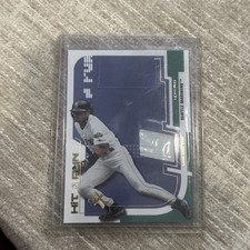 2002 Ichiro Fleer Hit & Run Game Used Base Relic Seattle Mariners HOF  picture