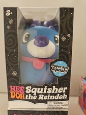 Schylling Blue 💙 NeeDoh Squisher the Reindoh Unreleased Rare Squishy picture