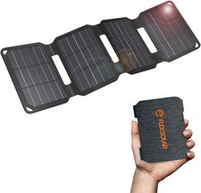 FlexSolar E10 Mini 10W Portable Foldable Solar Panel Charger USB-A Open Box picture