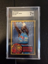 1996 FLEER #282  MICHAEL JORDAN NBA ALL STAR SGC 7 picture