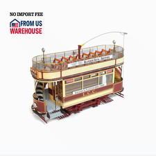 Occre 53008 London Tramway 1:24 Scale Kit, Height: 10.0, Width: 3.7, Length: 14. picture